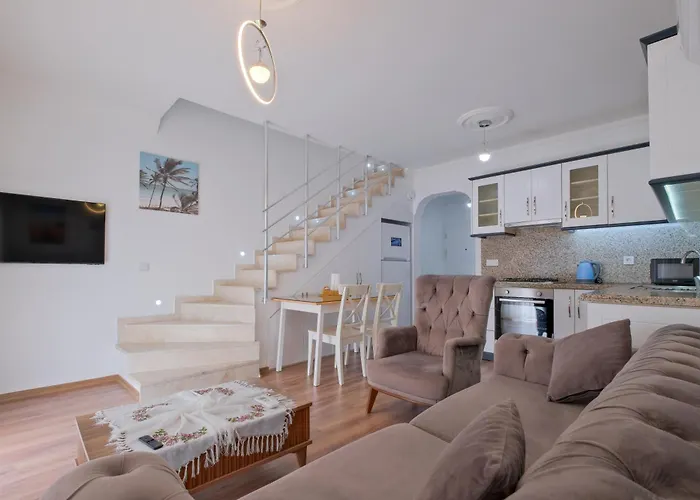 çalış'da Denize Sıfır özel Plajlı Lüks Daire *